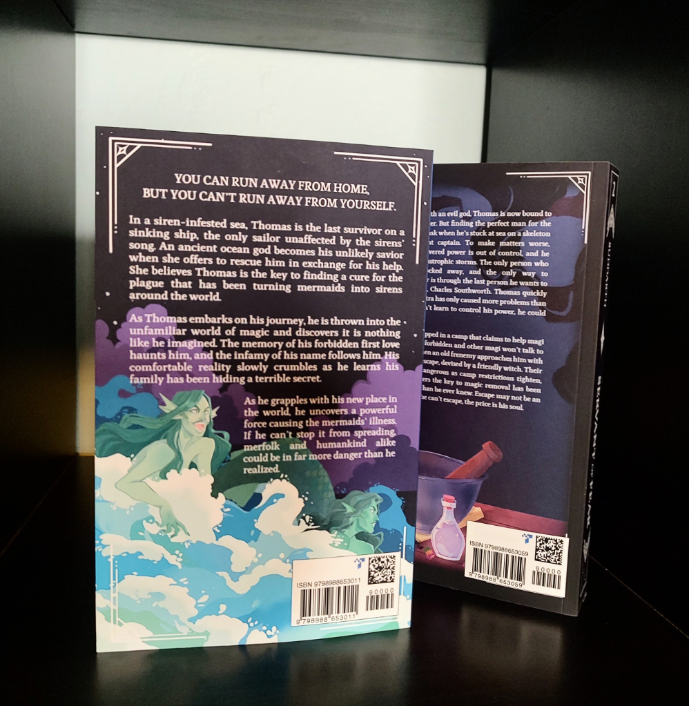 Signed Song of the Dark and Servant of Fear Paperback Bundle