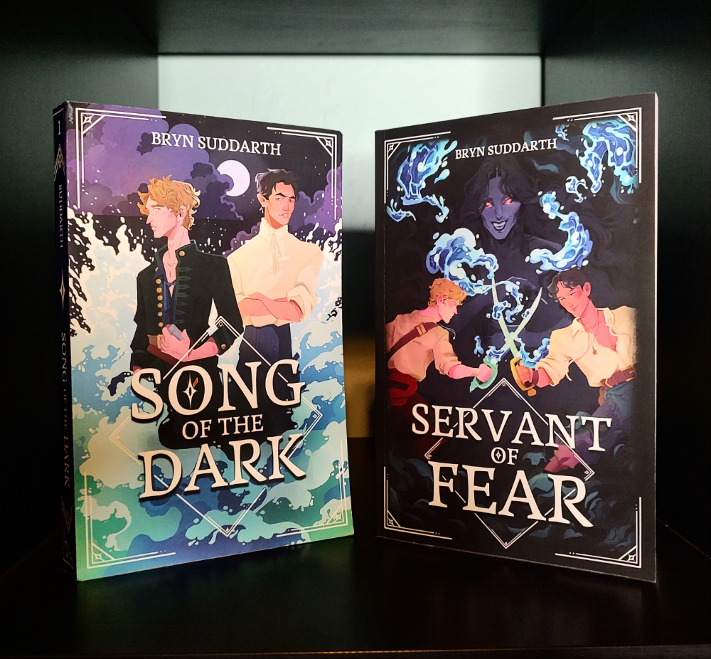 Signed Song of the Dark and Servant of Fear Paperback Bundle