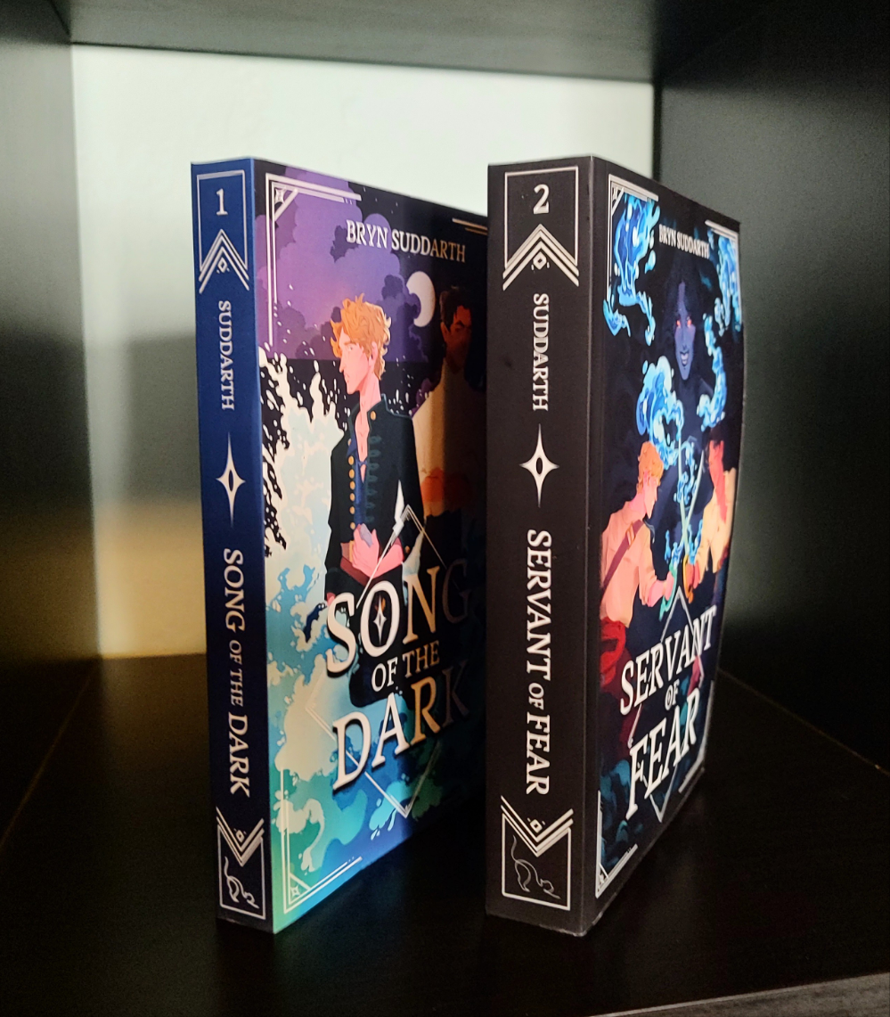 Signed Song of the Dark and Servant of Fear Paperback Bundle