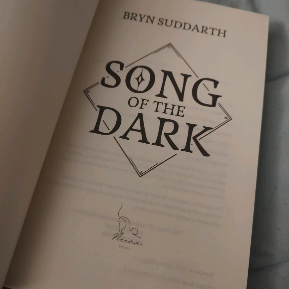 Signed Song of the Dark Paperback