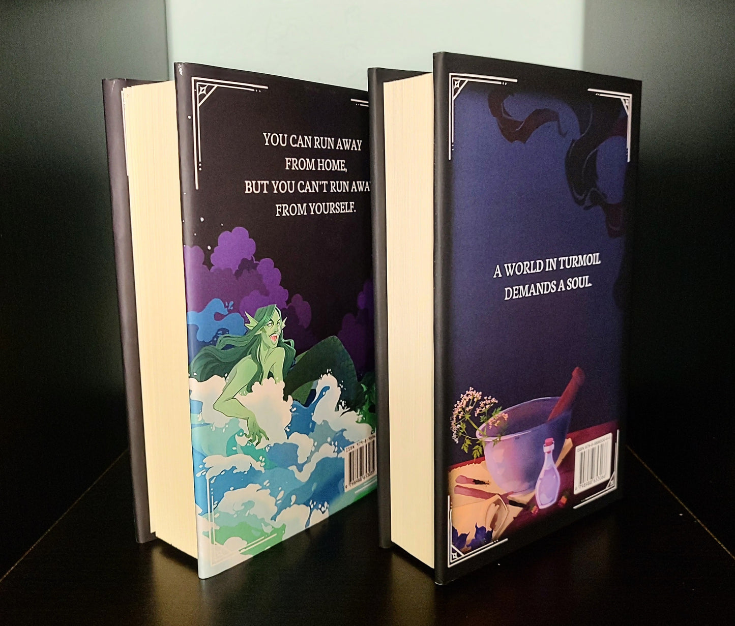 Signed Song of the Dark and Servant of Fear Hardcover Bundle