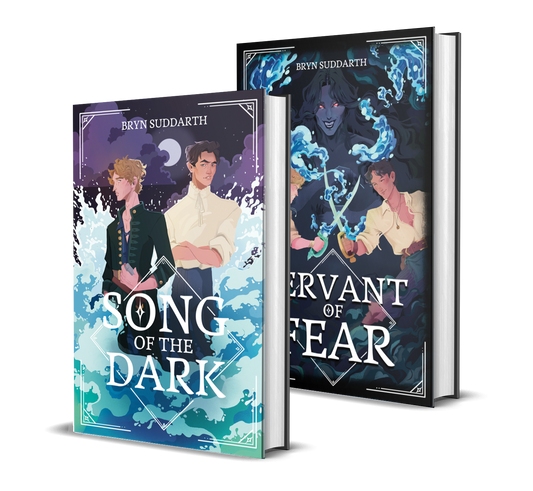 Signed Song of the Dark and Servant of Fear Hardcover Bundle
